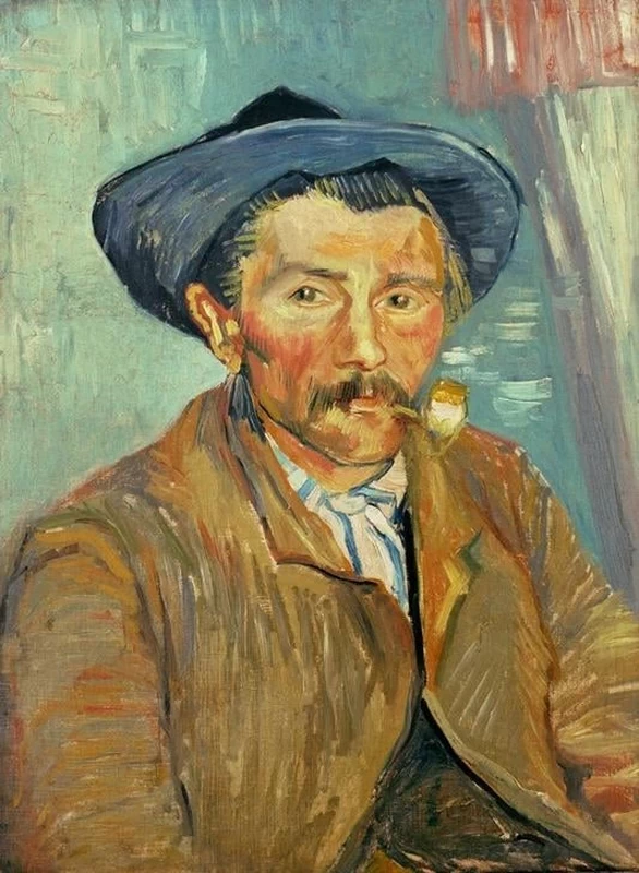   146-Vincent van Gogh-L'uomo con pipa, 1888 - Merion (Pa), the Barnes Foundation